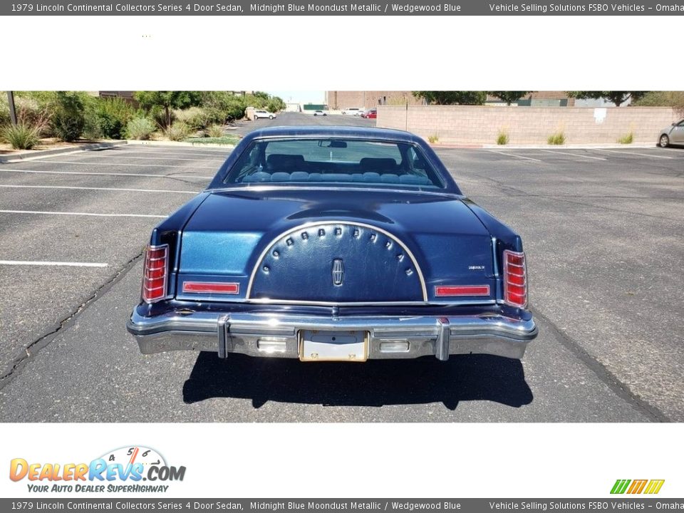 Midnight Blue Moondust Metallic 1979 Lincoln Continental Collectors Series 4 Door Sedan Photo #12