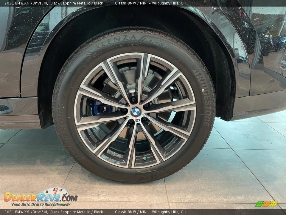 2021 BMW X6 xDrive50i Black Sapphire Metallic / Black Photo #3