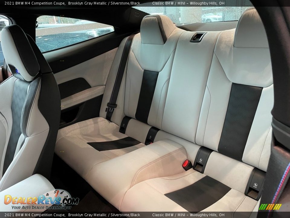 Rear Seat of 2021 BMW M4 Competition Coupe Photo #5