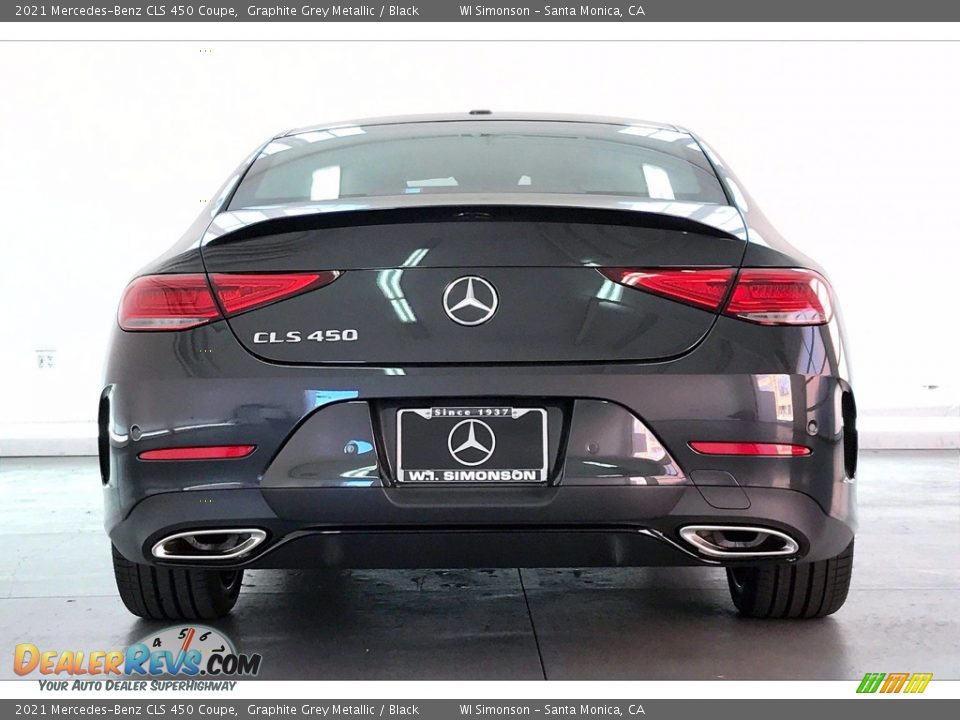 2021 Mercedes-Benz CLS 450 Coupe Graphite Grey Metallic / Black Photo #3