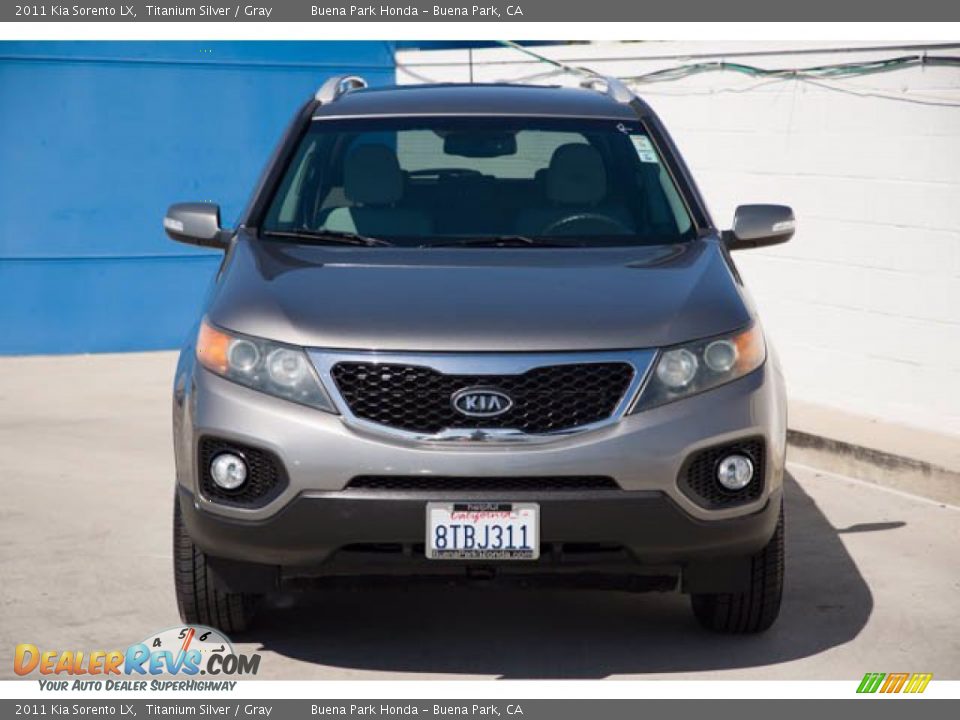 2011 Kia Sorento LX Titanium Silver / Gray Photo #7