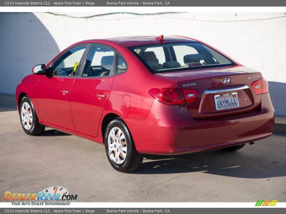 2010 Hyundai Elantra GLS Apple Red Pearl / Beige Photo #2