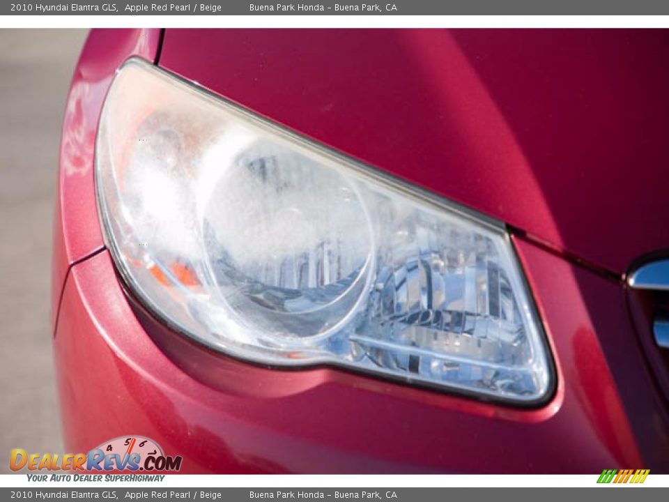 2010 Hyundai Elantra GLS Apple Red Pearl / Beige Photo #8