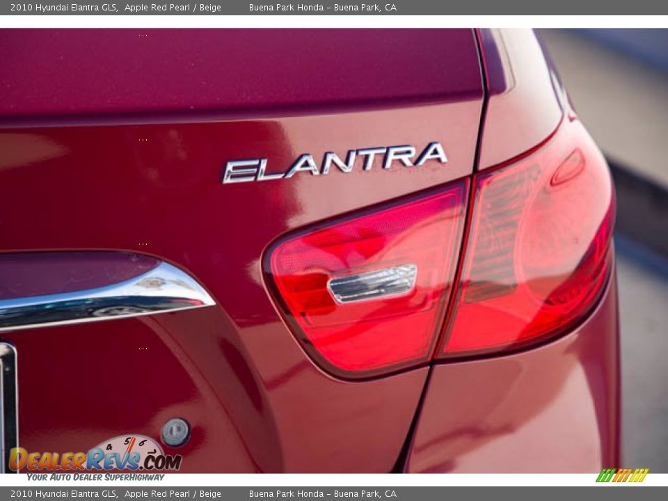 2010 Hyundai Elantra GLS Apple Red Pearl / Beige Photo #13