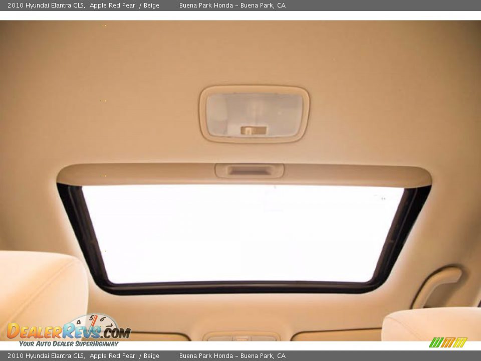 2010 Hyundai Elantra GLS Apple Red Pearl / Beige Photo #19