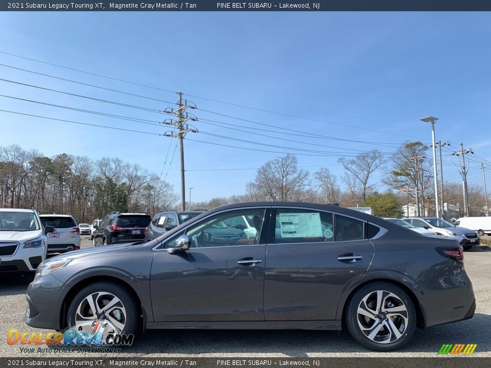 2021 Subaru Legacy Touring XT Magnetite Gray Metallic / Tan Photo #4