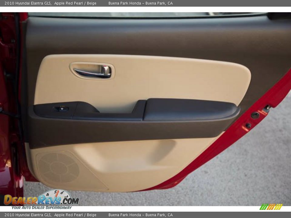 2010 Hyundai Elantra GLS Apple Red Pearl / Beige Photo #31