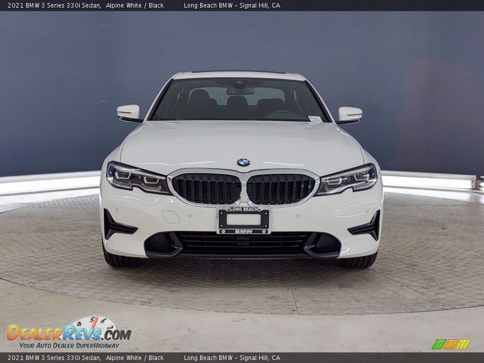 2021 BMW 3 Series 330i Sedan Alpine White / Black Photo #2