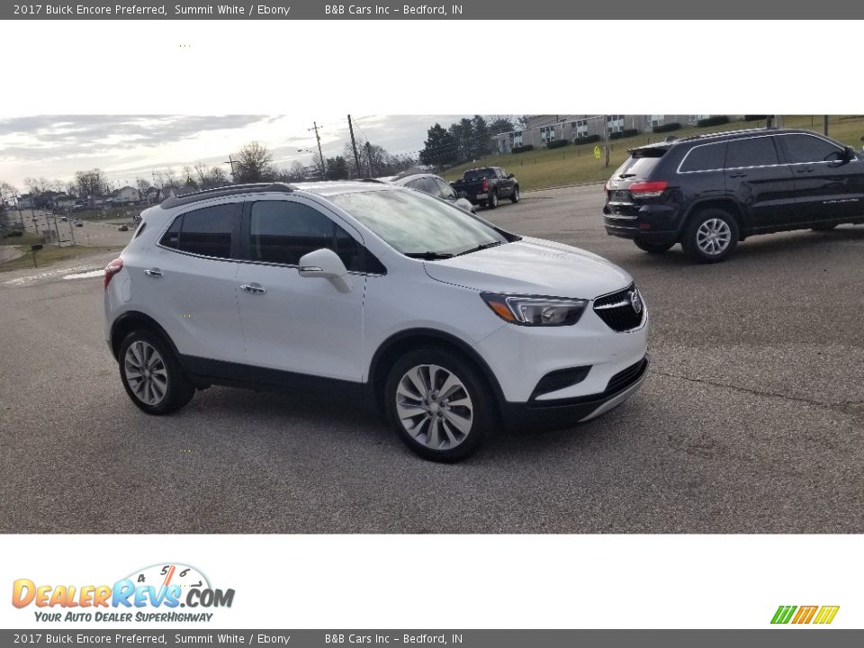 2017 Buick Encore Preferred Summit White / Ebony Photo #7