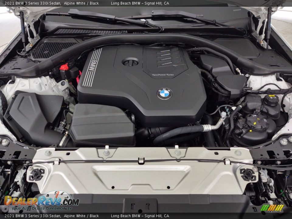 2021 BMW 3 Series 330i Sedan Alpine White / Black Photo #9
