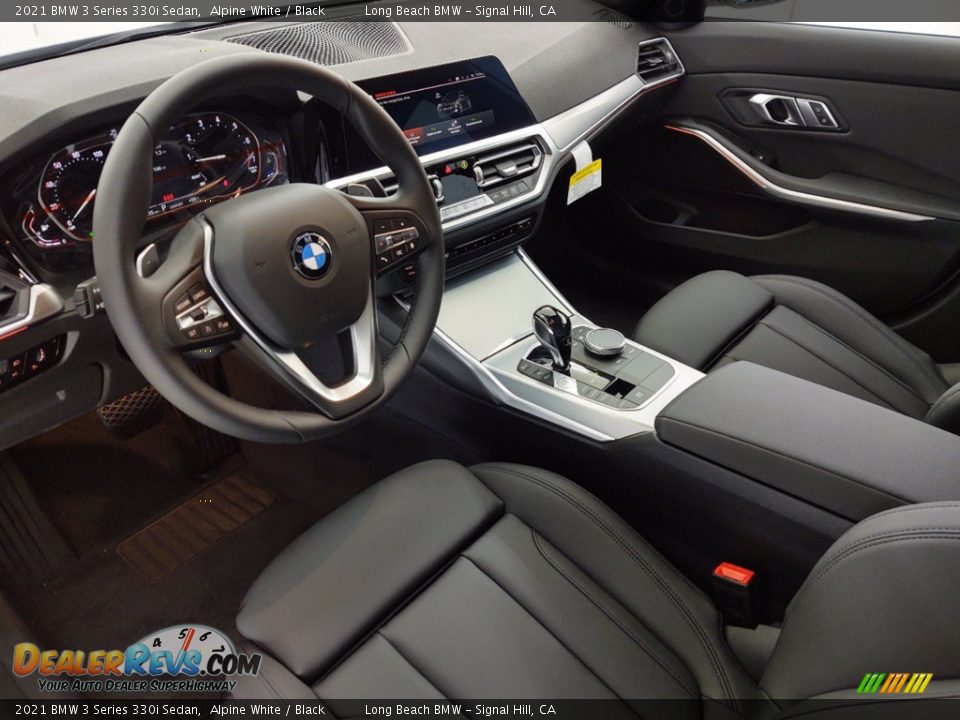 2021 BMW 3 Series 330i Sedan Alpine White / Black Photo #12