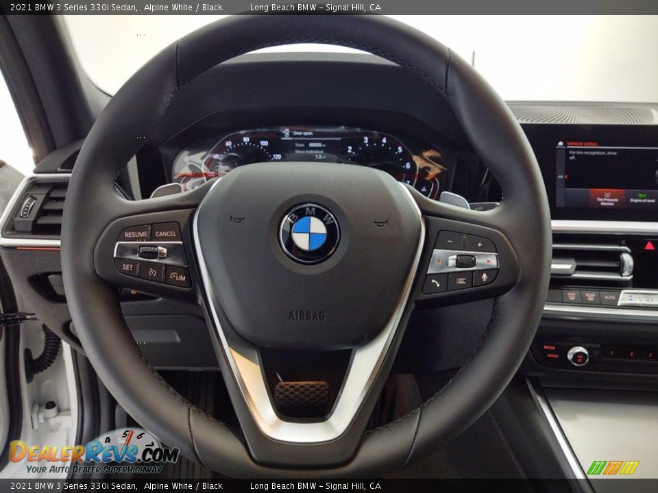 2021 BMW 3 Series 330i Sedan Alpine White / Black Photo #14