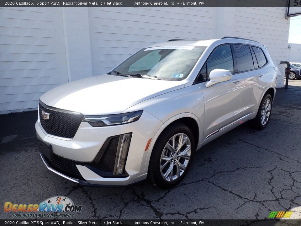 2020 Cadillac XT6 Sport AWD Radiant Silver Metallic / Jet Black Photo #1