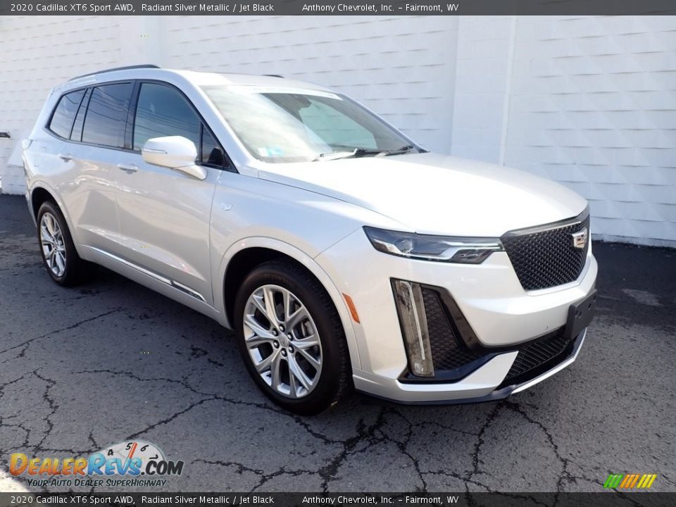 2020 Cadillac XT6 Sport AWD Radiant Silver Metallic / Jet Black Photo #2