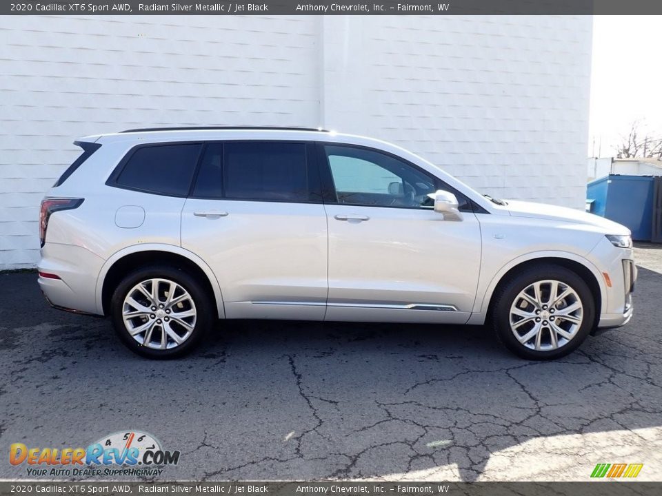 2020 Cadillac XT6 Sport AWD Radiant Silver Metallic / Jet Black Photo #4