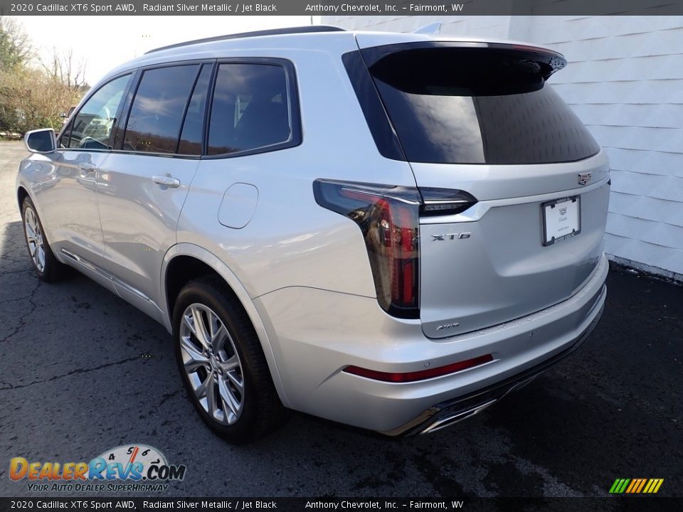 2020 Cadillac XT6 Sport AWD Radiant Silver Metallic / Jet Black Photo #5