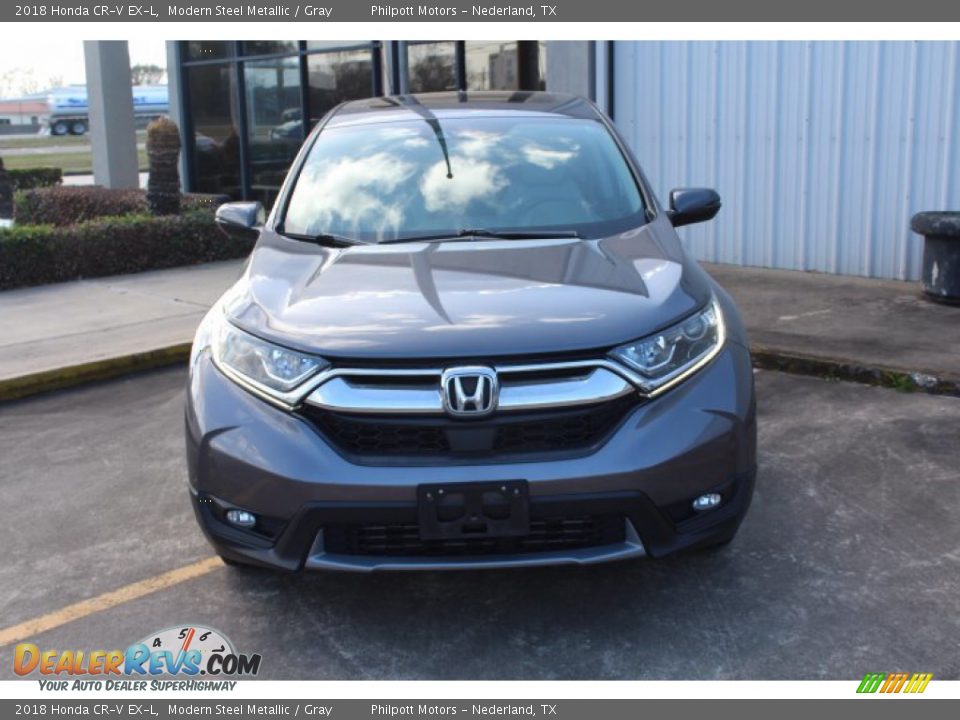 2018 Honda CR-V EX-L Modern Steel Metallic / Gray Photo #3