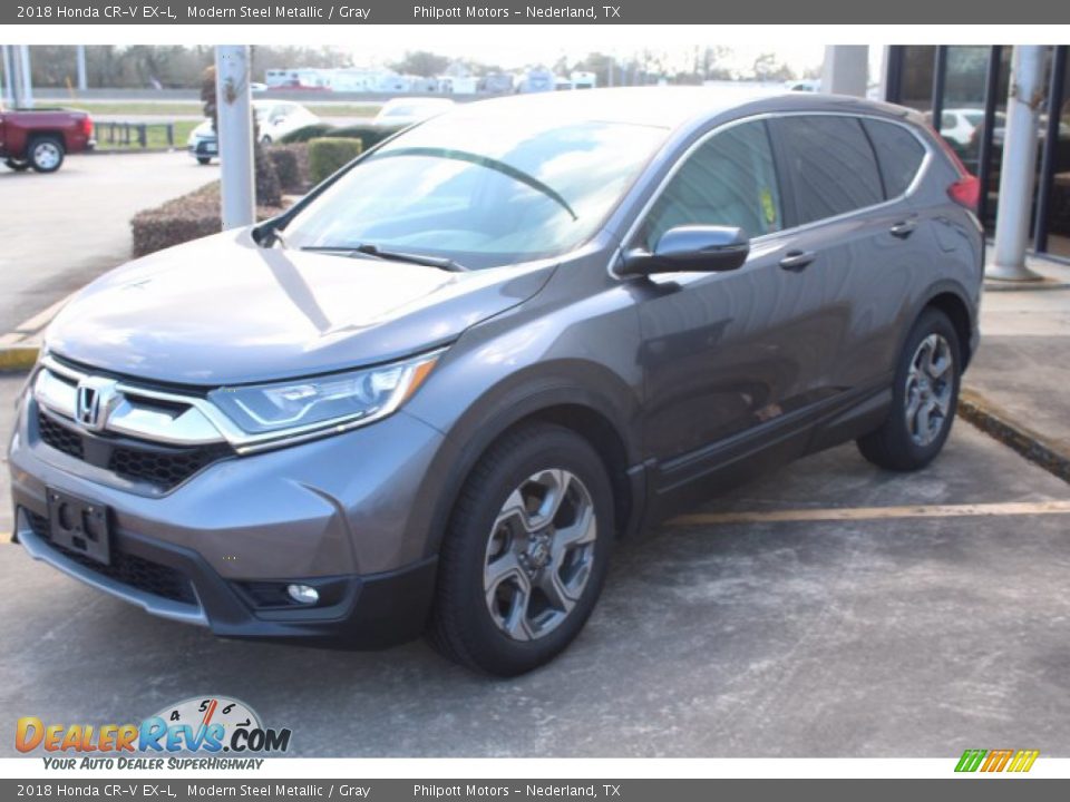 2018 Honda CR-V EX-L Modern Steel Metallic / Gray Photo #4