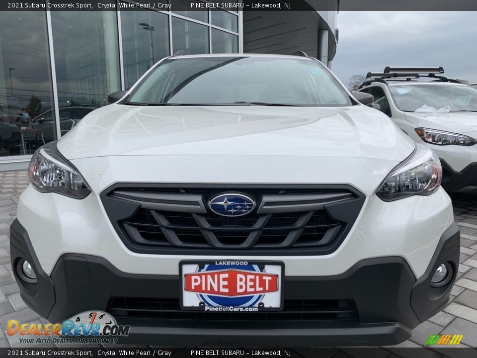 2021 Subaru Crosstrek Sport Crystal White Pearl / Gray Photo #3