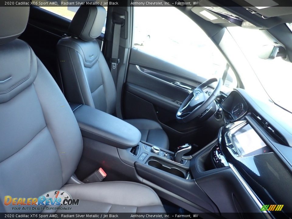 2020 Cadillac XT6 Sport AWD Radiant Silver Metallic / Jet Black Photo #10