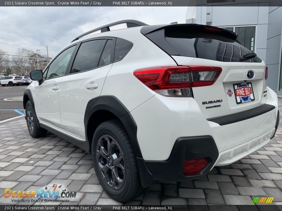 2021 Subaru Crosstrek Sport Crystal White Pearl / Gray Photo #4