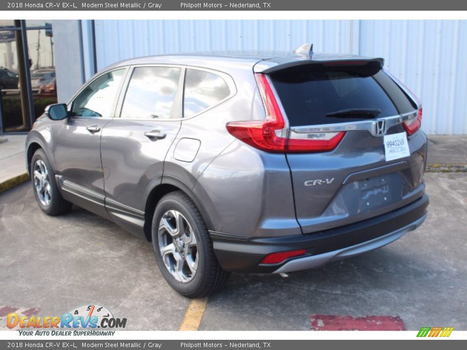 2018 Honda CR-V EX-L Modern Steel Metallic / Gray Photo #6