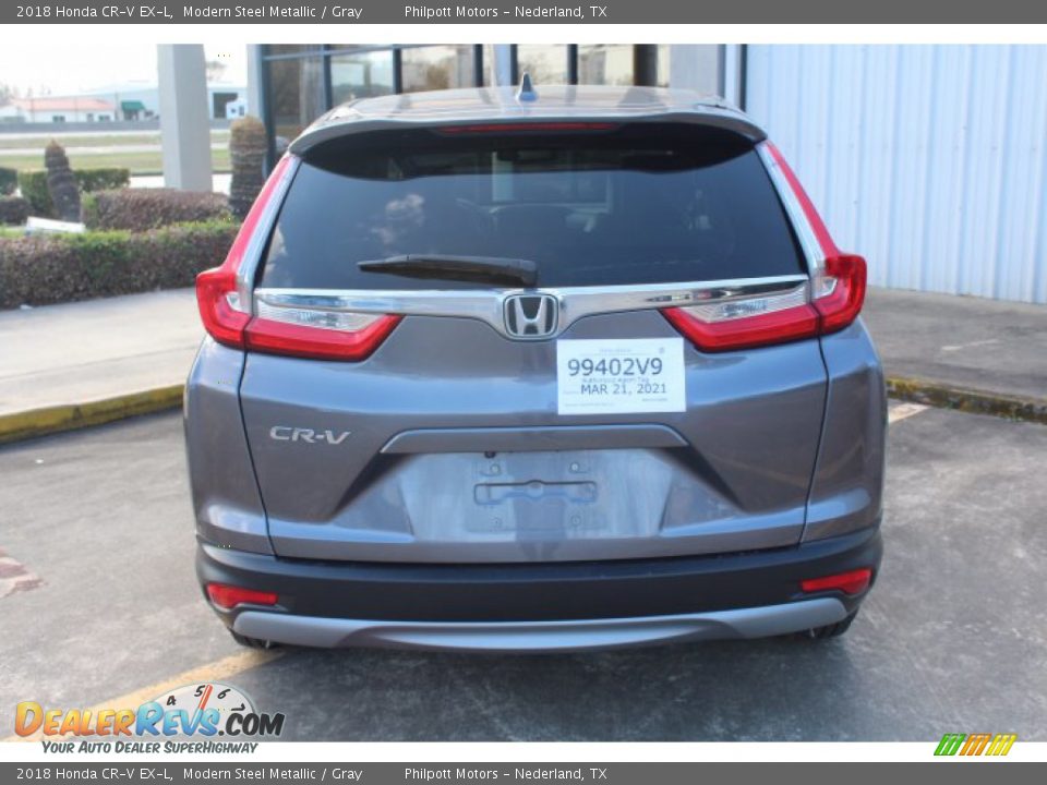 2018 Honda CR-V EX-L Modern Steel Metallic / Gray Photo #7