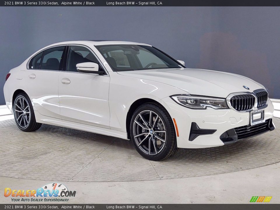 2021 BMW 3 Series 330i Sedan Alpine White / Black Photo #27