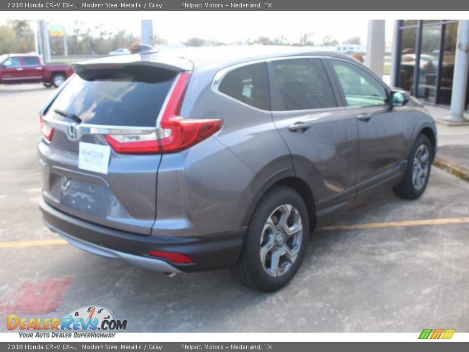 2018 Honda CR-V EX-L Modern Steel Metallic / Gray Photo #8