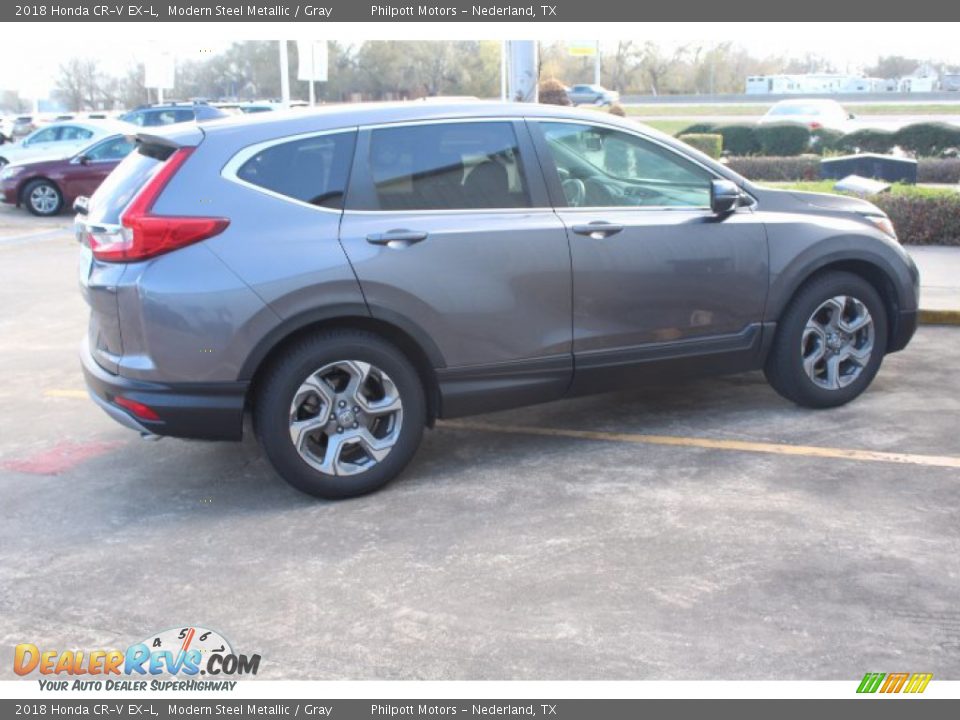 2018 Honda CR-V EX-L Modern Steel Metallic / Gray Photo #9