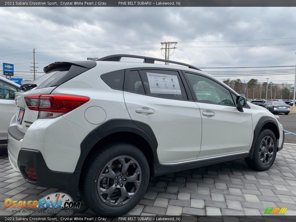 2021 Subaru Crosstrek Sport Crystal White Pearl / Gray Photo #7