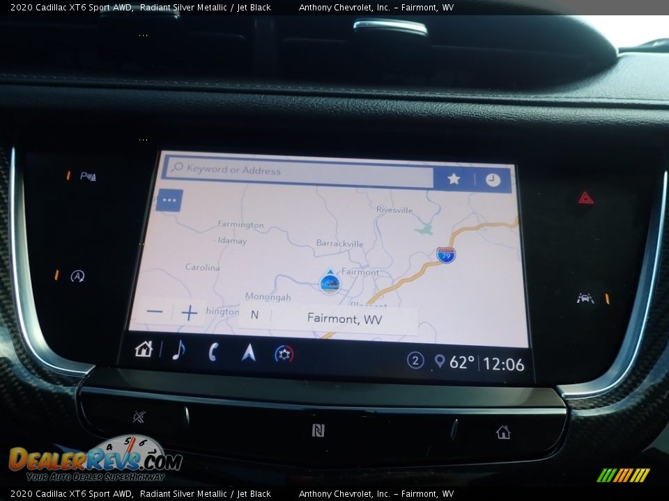 2020 Cadillac XT6 Sport AWD Radiant Silver Metallic / Jet Black Photo #17