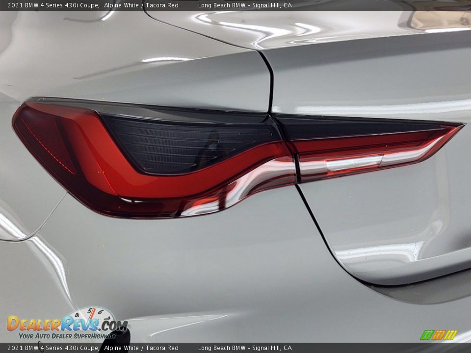 2021 BMW 4 Series 430i Coupe Alpine White / Tacora Red Photo #6
