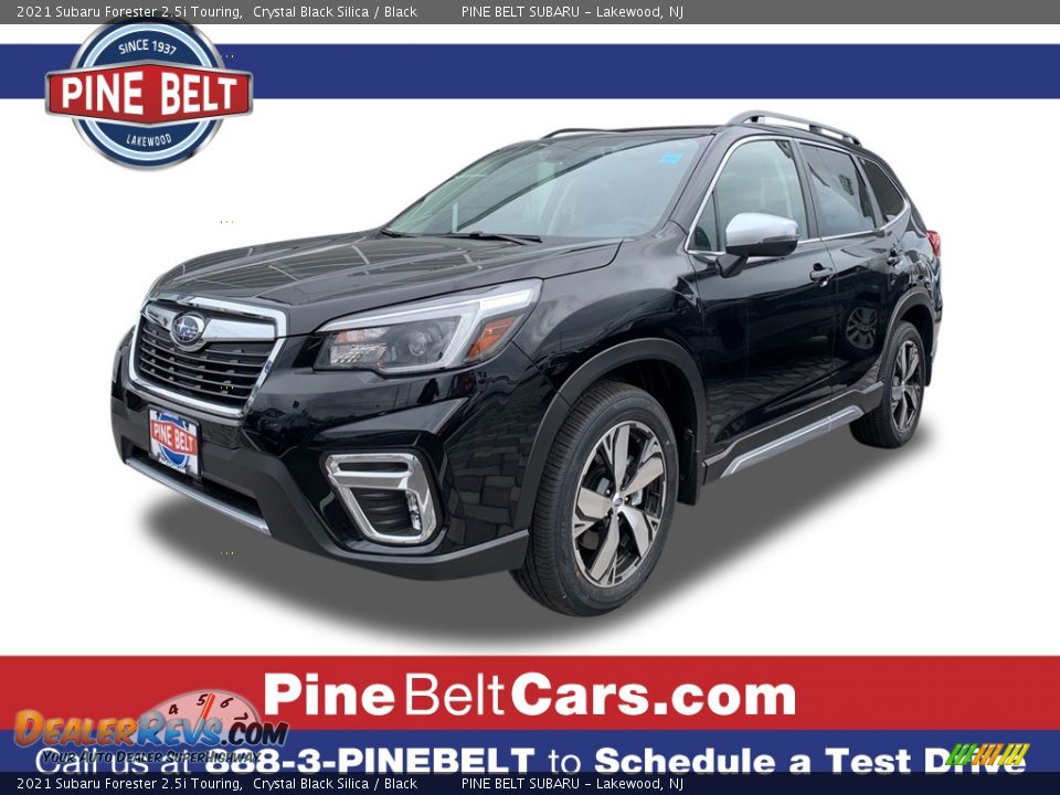 2021 Subaru Forester 2.5i Touring Crystal Black Silica / Black Photo #1