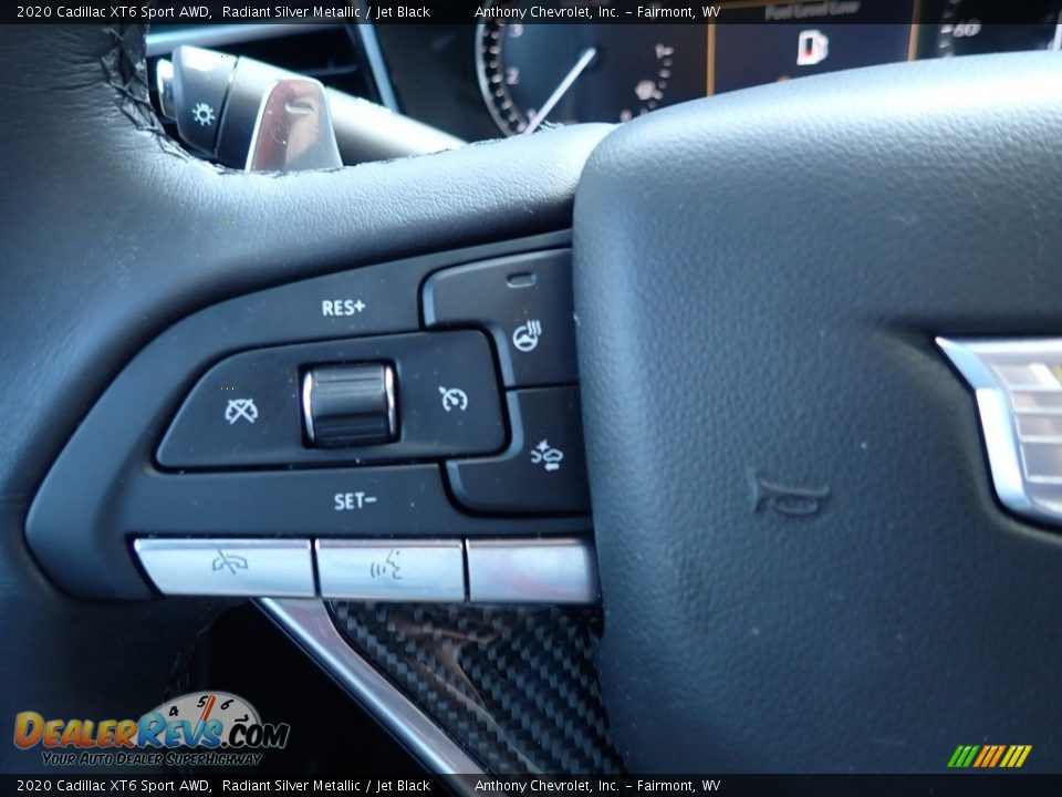 2020 Cadillac XT6 Sport AWD Radiant Silver Metallic / Jet Black Photo #22