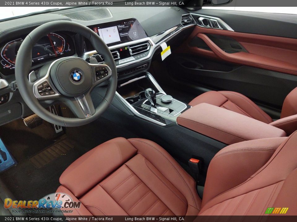 Tacora Red Interior - 2021 BMW 4 Series 430i Coupe Photo #12