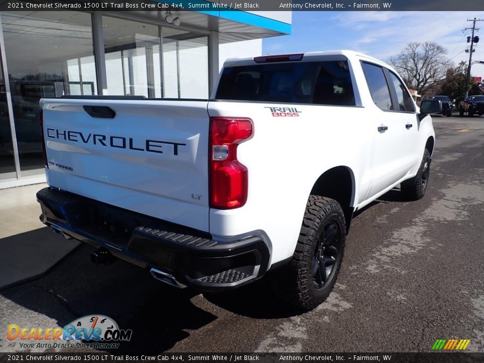 2021 Chevrolet Silverado 1500 LT Trail Boss Crew Cab 4x4 Summit White / Jet Black Photo #3