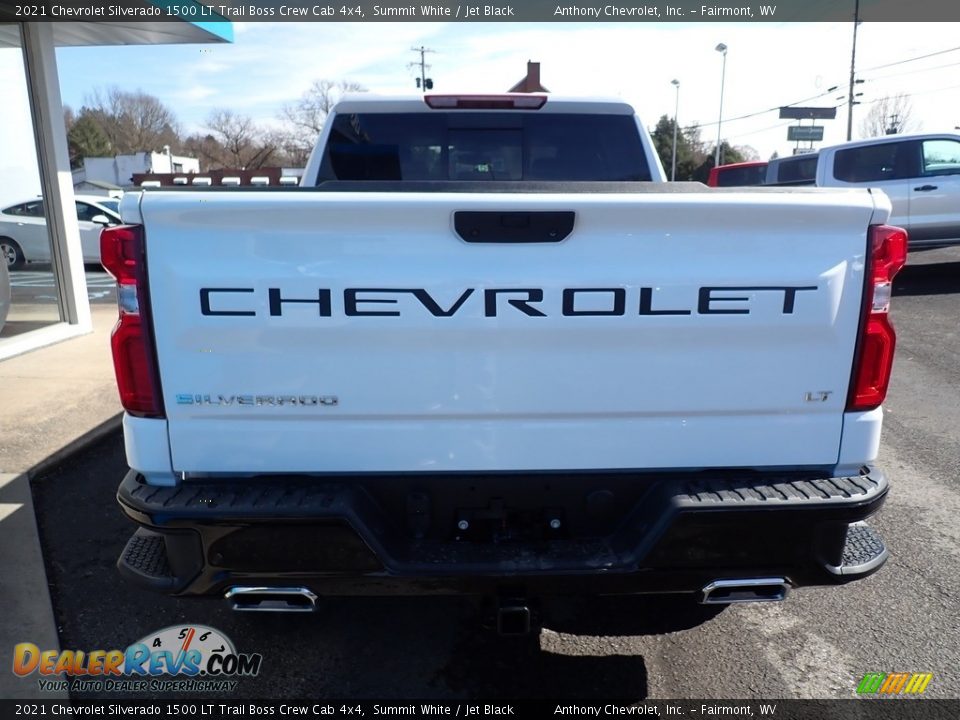 2021 Chevrolet Silverado 1500 LT Trail Boss Crew Cab 4x4 Summit White / Jet Black Photo #4