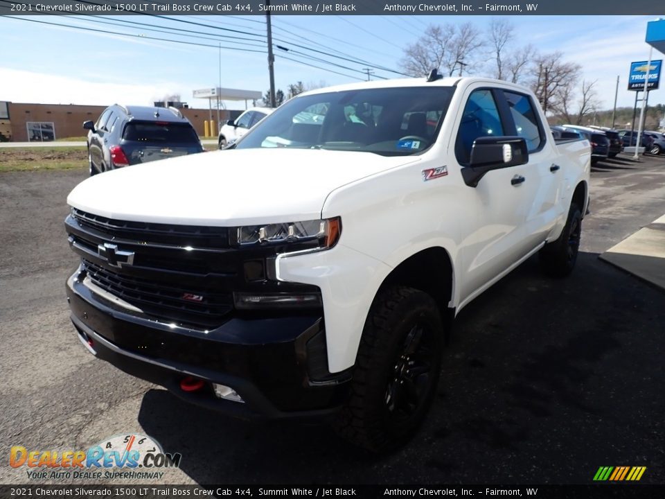 2021 Chevrolet Silverado 1500 LT Trail Boss Crew Cab 4x4 Summit White / Jet Black Photo #6