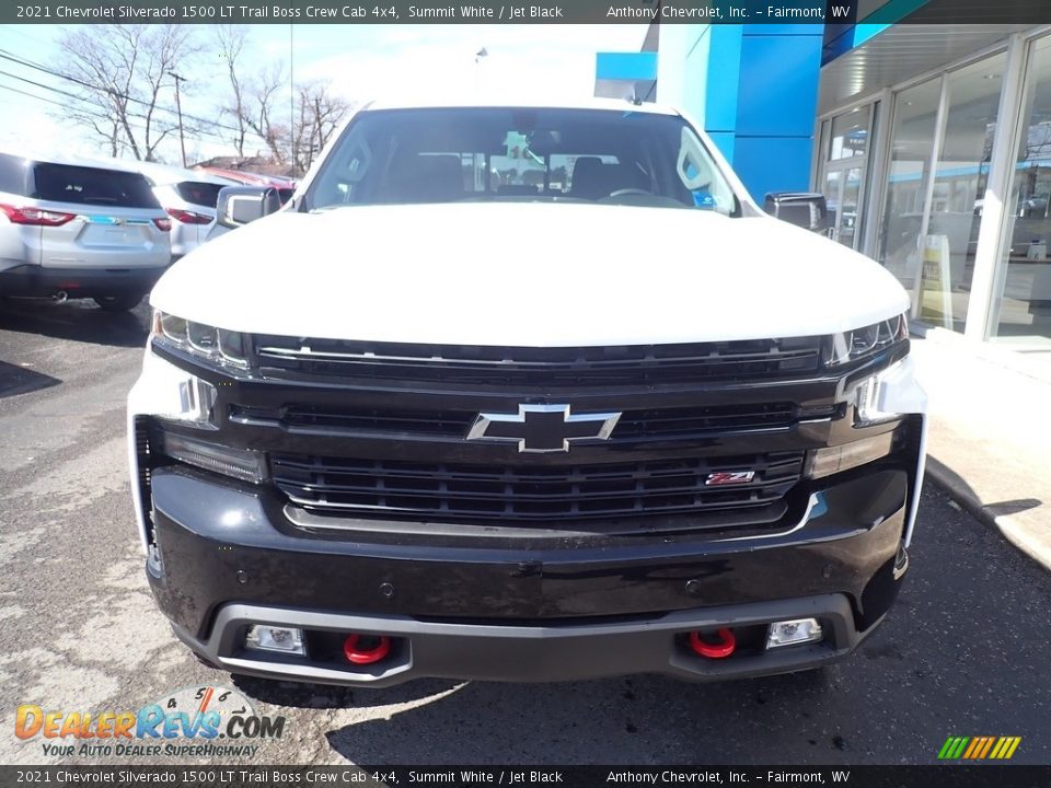 2021 Chevrolet Silverado 1500 LT Trail Boss Crew Cab 4x4 Summit White / Jet Black Photo #7