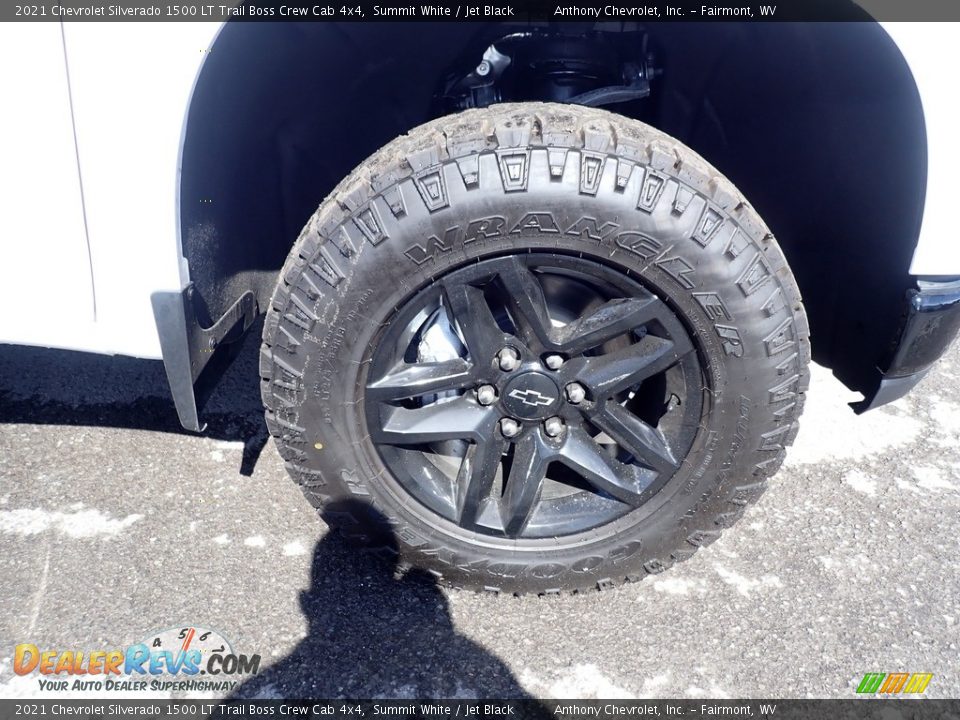 2021 Chevrolet Silverado 1500 LT Trail Boss Crew Cab 4x4 Summit White / Jet Black Photo #9