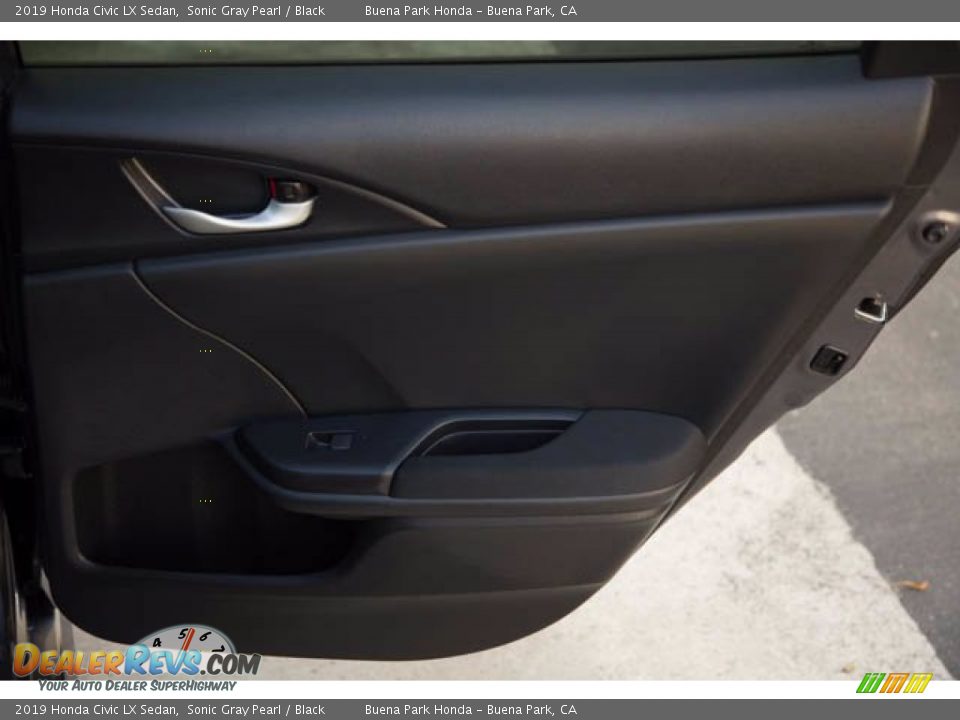 2019 Honda Civic LX Sedan Sonic Gray Pearl / Black Photo #31