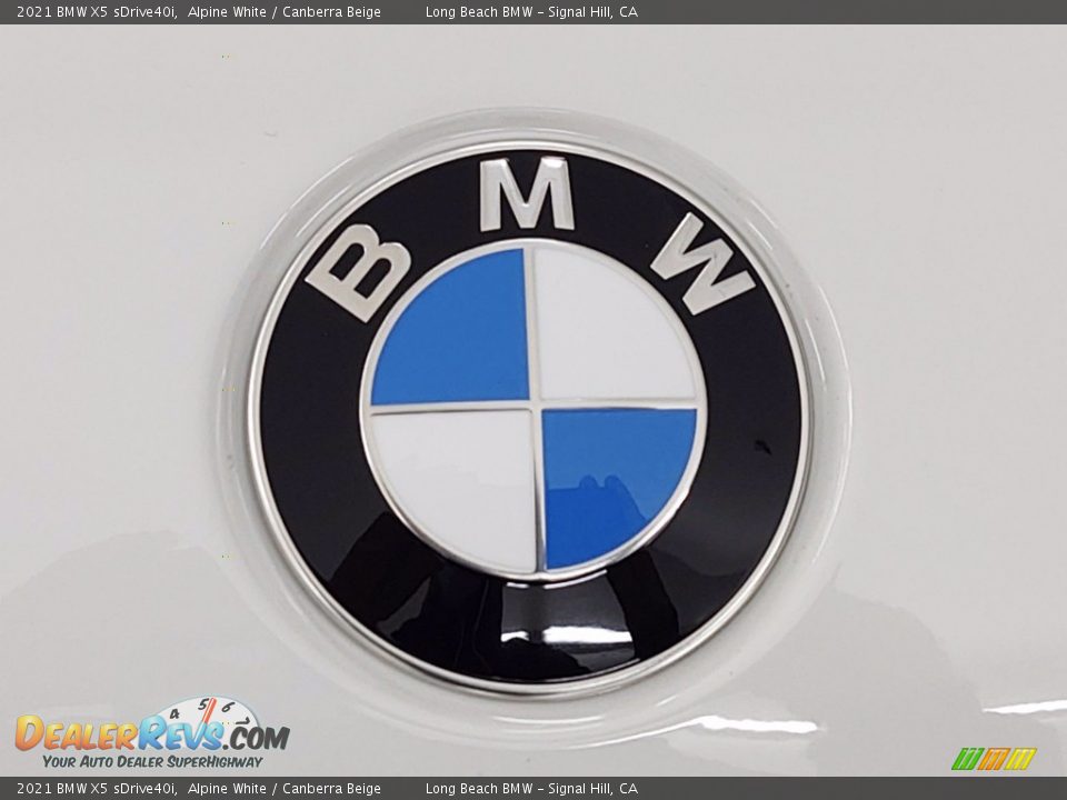 2021 BMW X5 sDrive40i Alpine White / Canberra Beige Photo #5