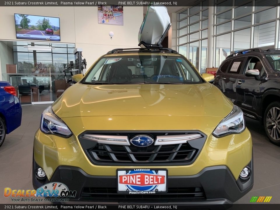 2021 Subaru Crosstrek Limited Plasma Yellow Pearl / Black Photo #3