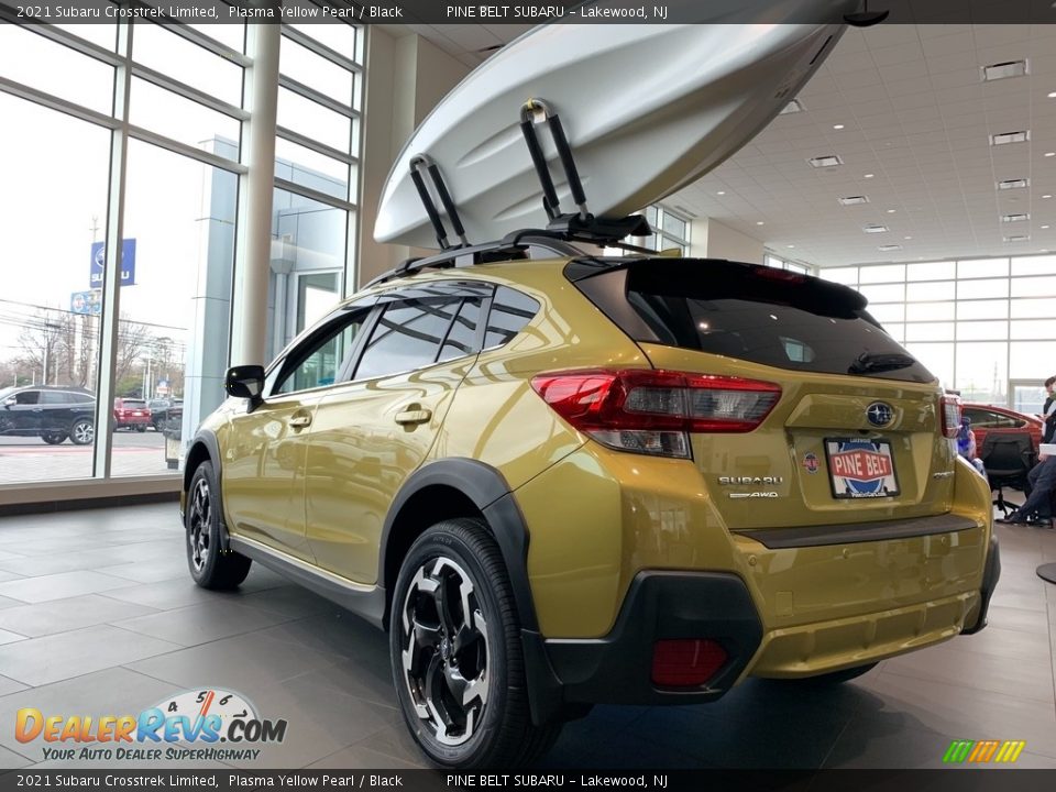 2021 Subaru Crosstrek Limited Plasma Yellow Pearl / Black Photo #4