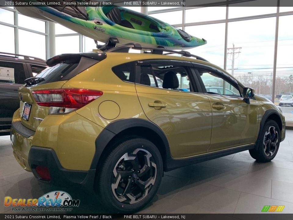 2021 Subaru Crosstrek Limited Plasma Yellow Pearl / Black Photo #7