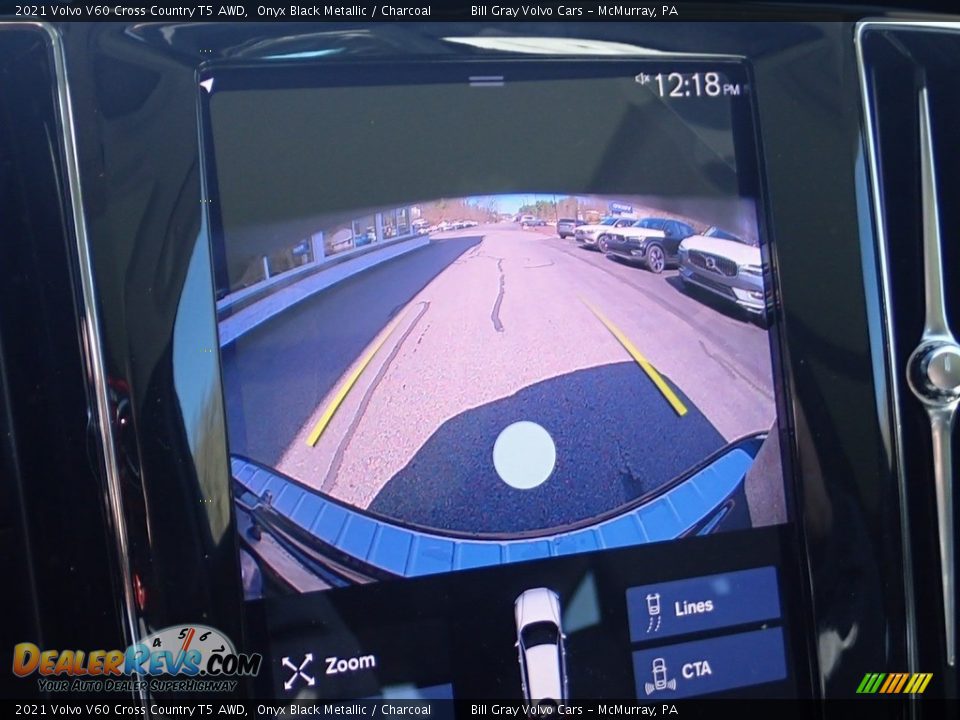 2021 Volvo V60 Cross Country T5 AWD Onyx Black Metallic / Charcoal Photo #15
