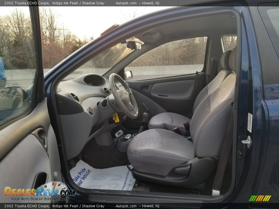 Front Seat of 2002 Toyota ECHO Coupe Photo #12