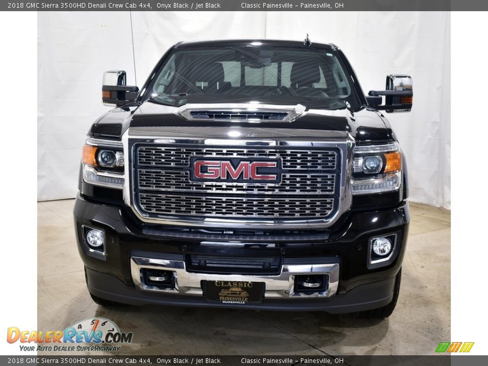 2018 GMC Sierra 3500HD Denali Crew Cab 4x4 Onyx Black / Jet Black Photo #4