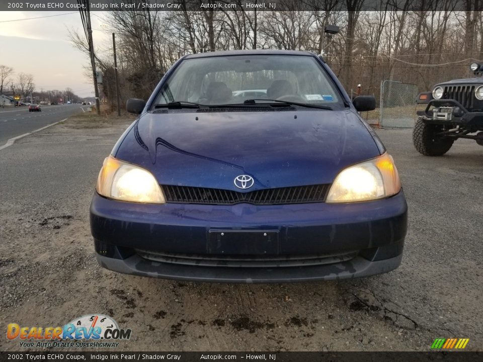 2002 Toyota ECHO Coupe Indigo Ink Pearl / Shadow Gray Photo #13